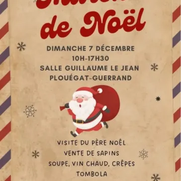 Marché de Noël à Plouégat-Guerrand