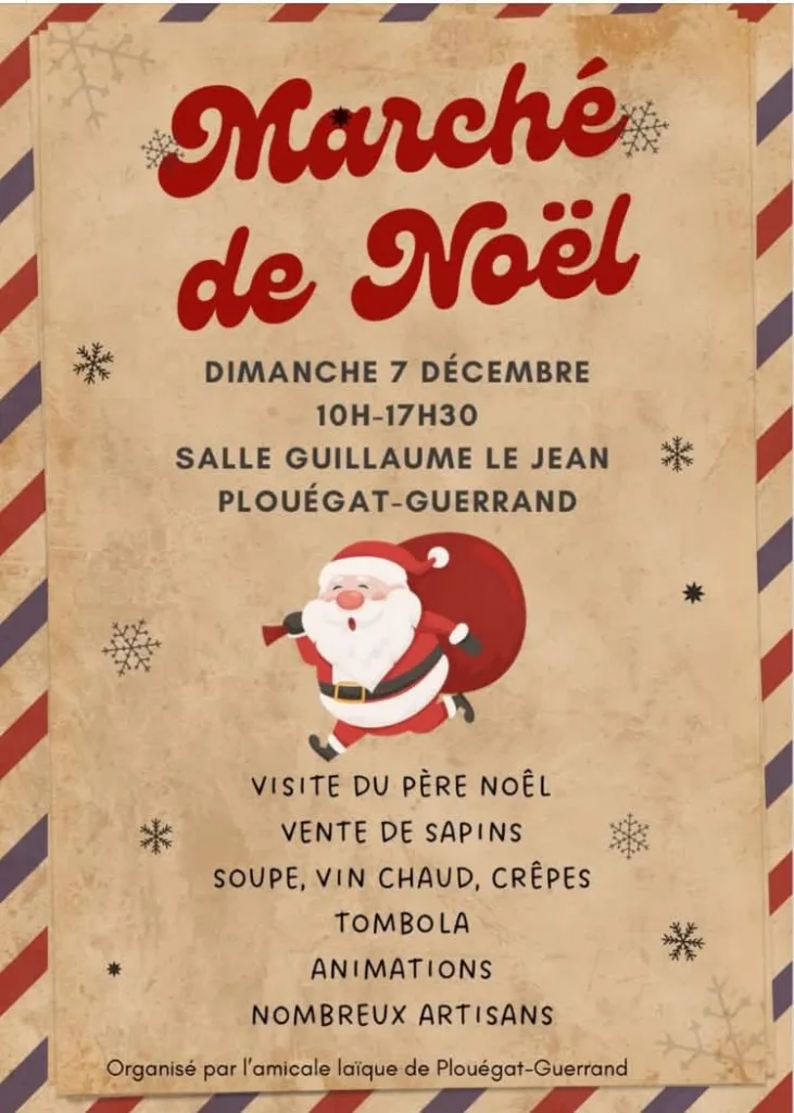 Marché de Noël à Plouégat-Guerrand